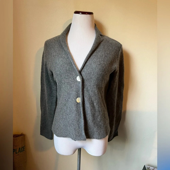 Eileen Fisher Cashmere Cardigan Blazer, size PS - Picture 3 of 5